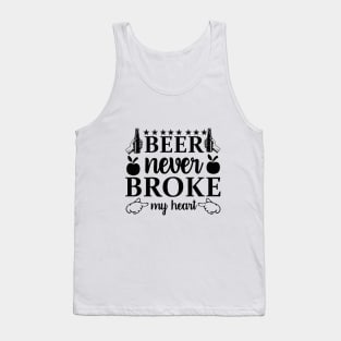 beer never broke my heart Tank Top